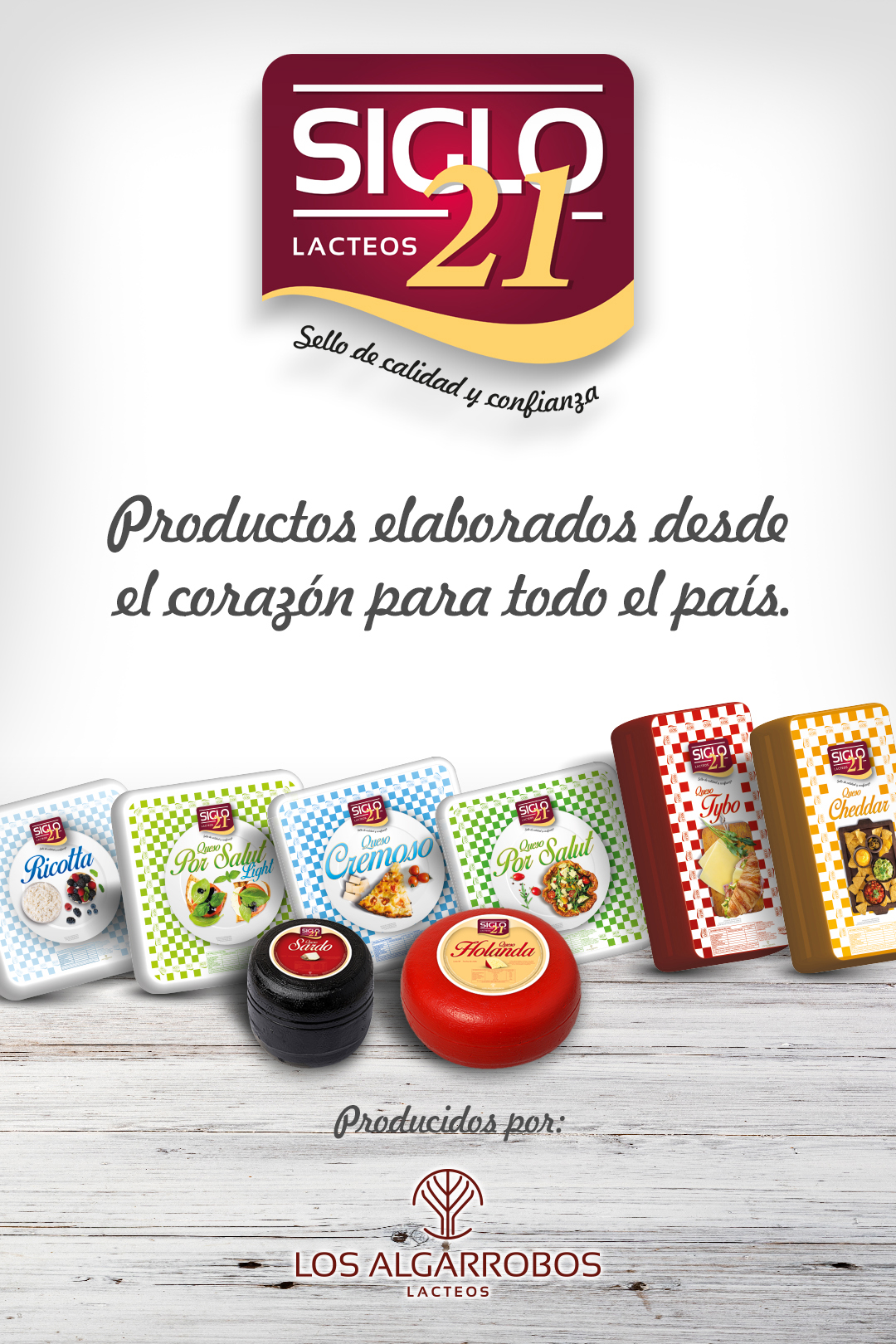 Quesos 21 packaging